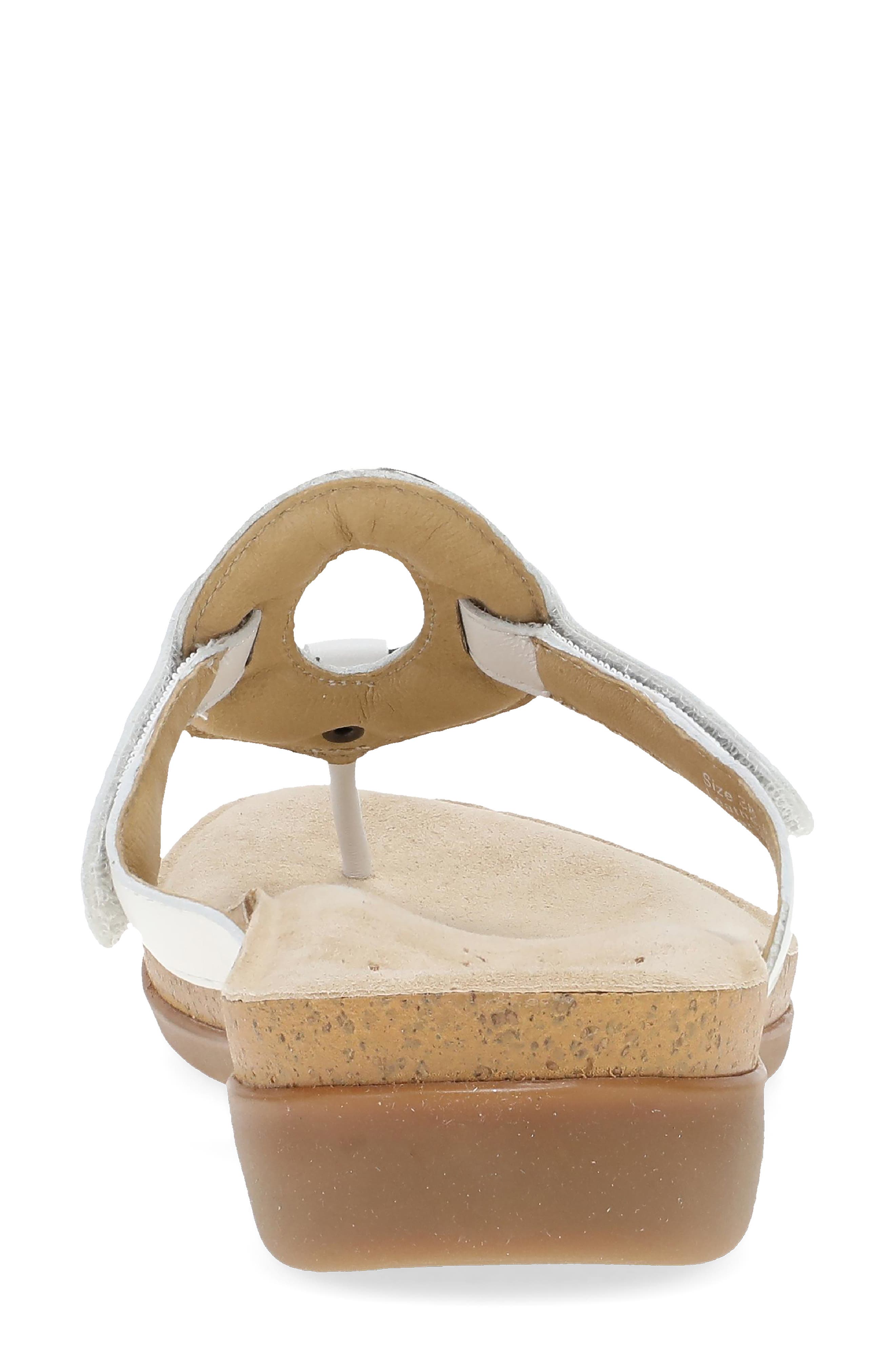 Dansko Rosalia Flip Flop, Alternate, color, White