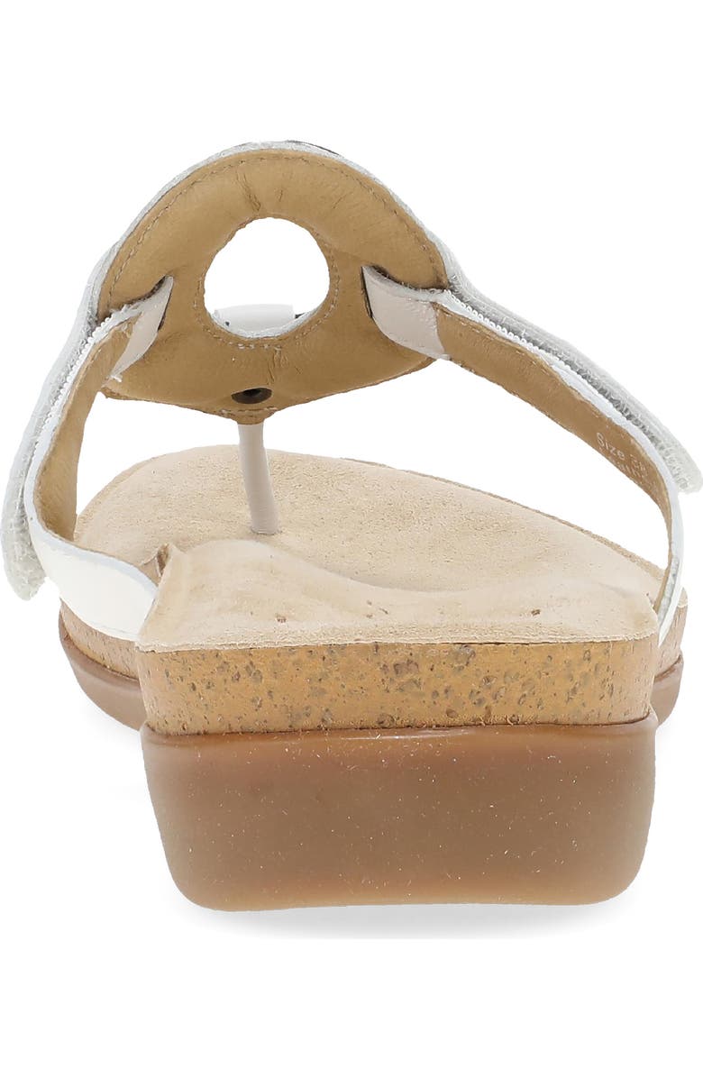 Dansko Rosalia Flip Flop, Alternate, color, White