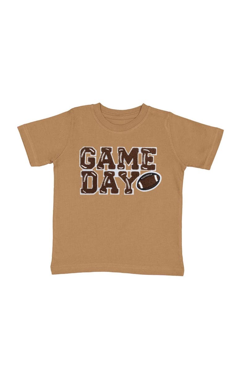 Sweet Wink Game Day Patch Short Sleeve T-Shirt, Main, color, Mocha