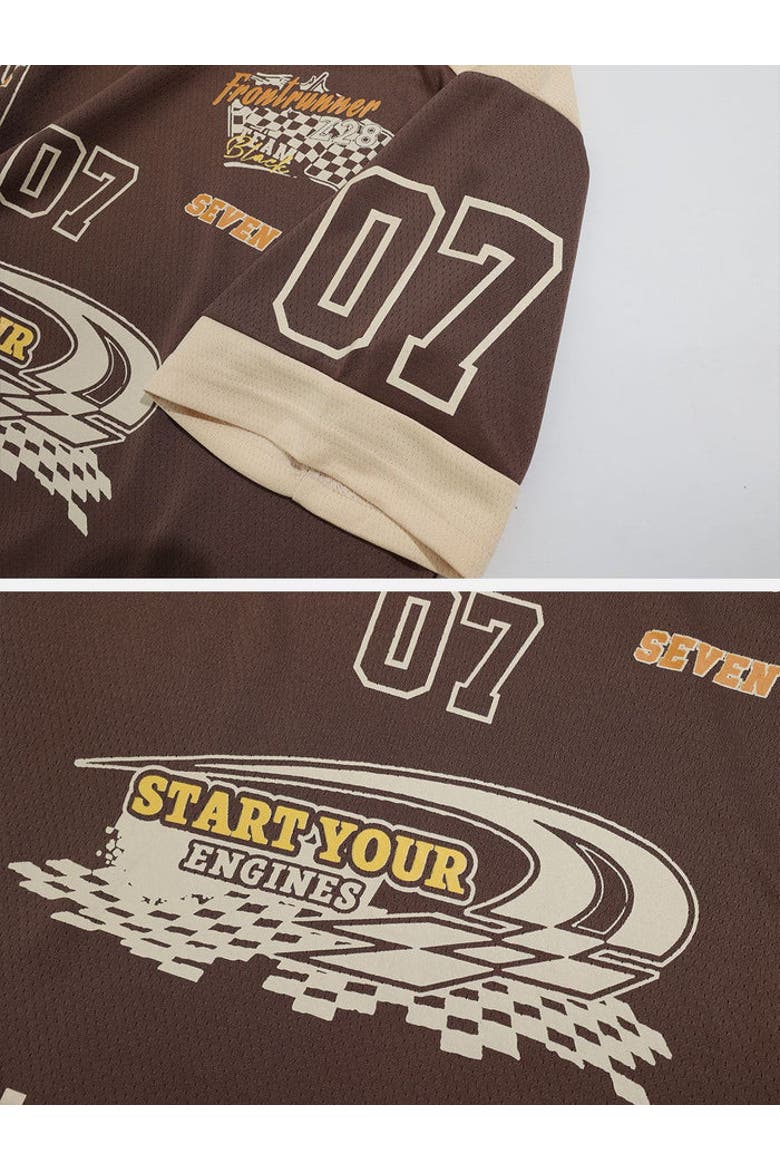 Contrast Color Soccer Jersey, Alternate, color, Coffee