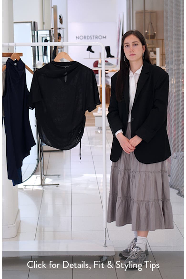 Leslie Check Side Tie Top video