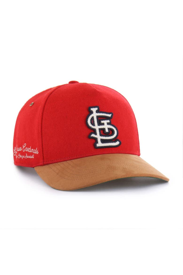 Men's '47  Red St. Louis Cardinals Gold Age Hitch Adjustable Hat, Main, color, Red