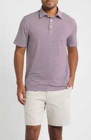 G/FORE All Play Stripe Performance Golf Polo