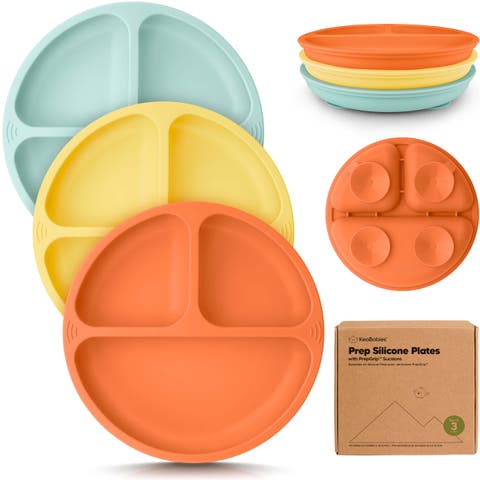 3-Pack Prep Silicone Suction Plates