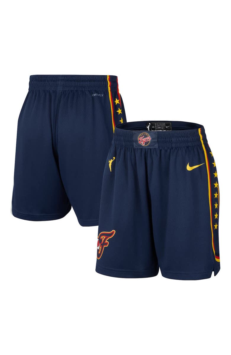 Nike Women's Nike Navy Indiana Fever On-Court Victory Performance Shorts, Main, color, 
