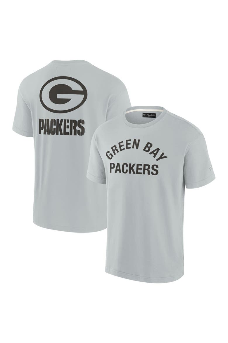 Unisex Fanatics Signature Gray Green Bay Packers Elements Super Soft Short Sleeve T-Shirt, Main, color, Gray