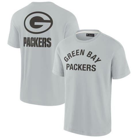 Unisex Fanatics Signature Gray Green Bay Packers Elements Super Soft Short Sleeve T-Shirt