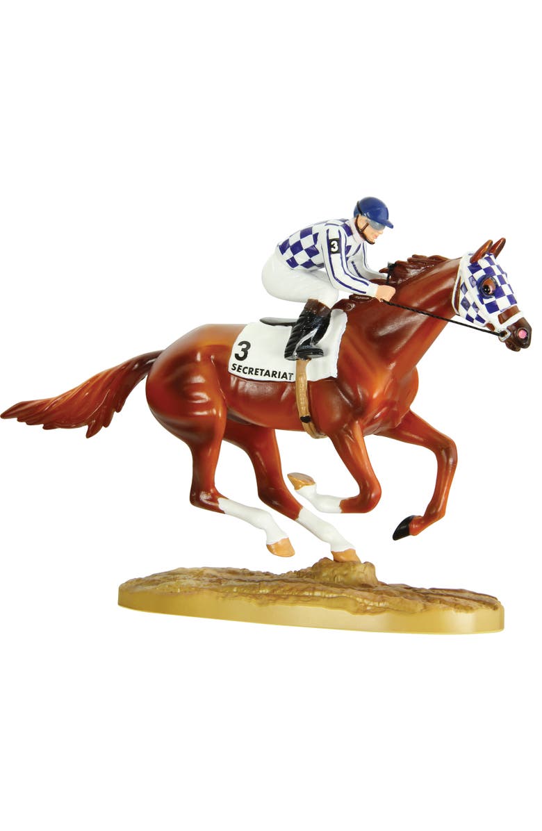 Breyer Horses 50th Anniversary Triple Crown Winner Secretariat & Jockey, Main, color,