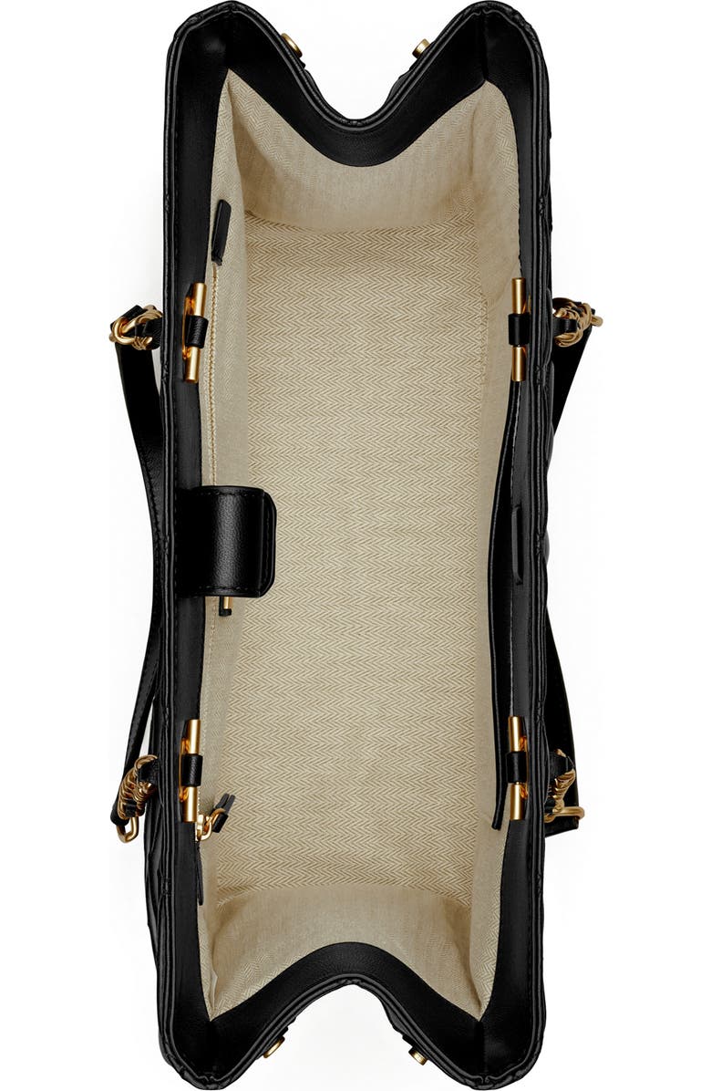 Tory Burch Fleming Soft Quilted Leather Convertible Chain Tote, Alternate, color,