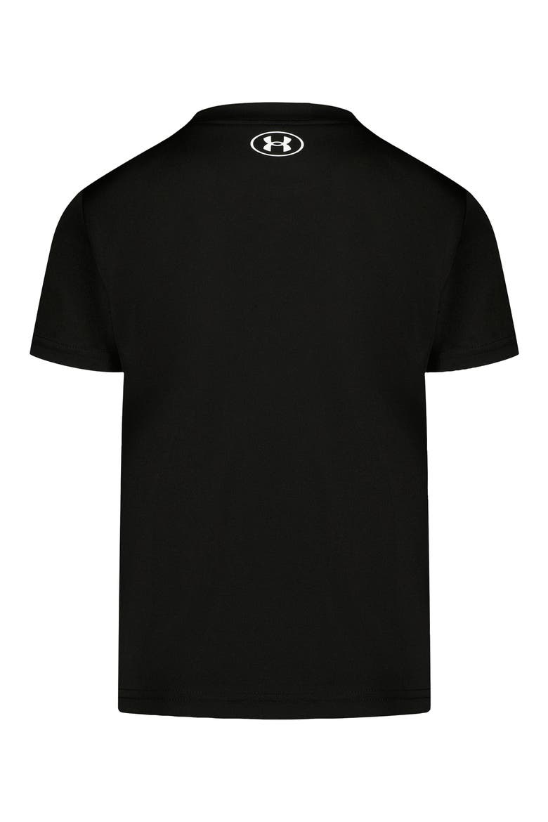Kids' Football Graphic Performance T-Shirt, Alternate, color, BLACK