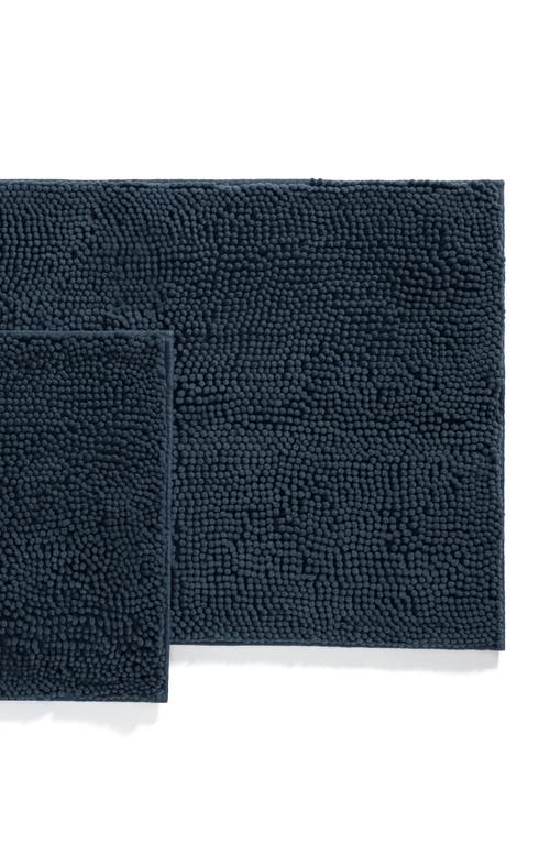 Homespun 2-pack Chenille Bath Mats In Blue