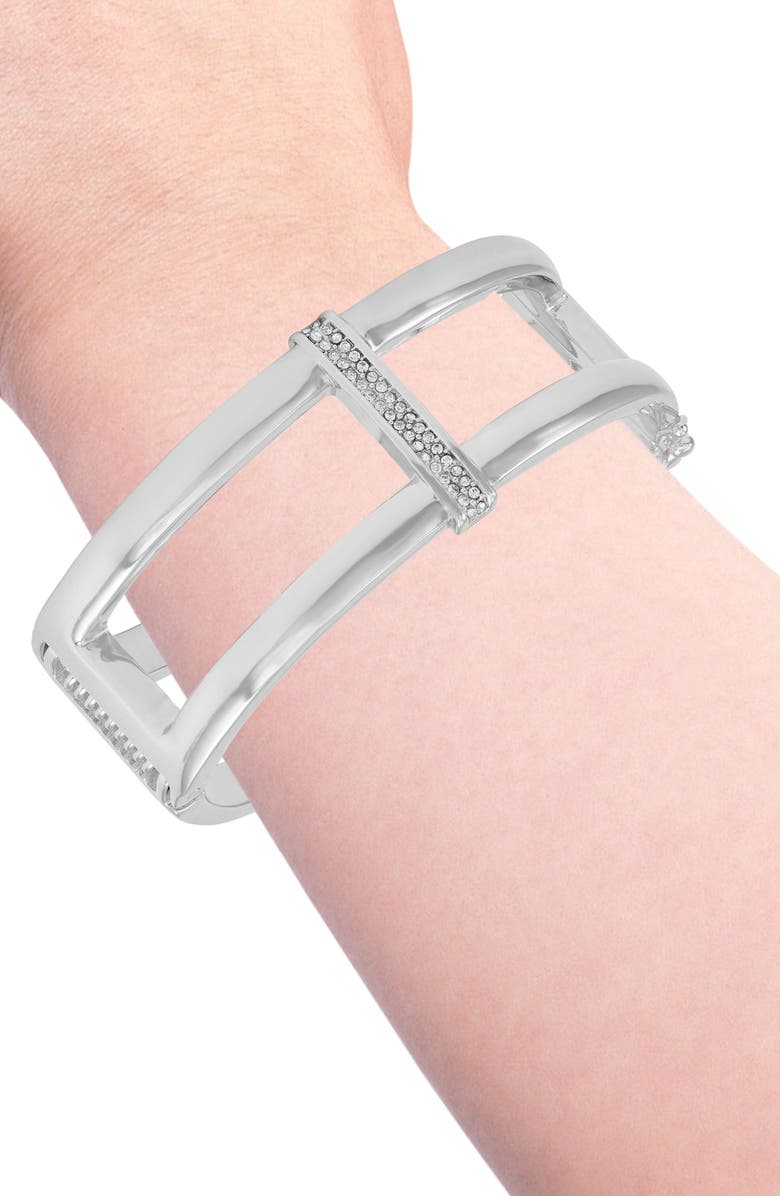 Vince Camuto Crystal Bangle Bracelet, Alternate, color, 