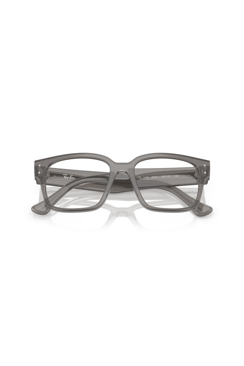 53mm Square optical glasses, Alternate, color, Grey