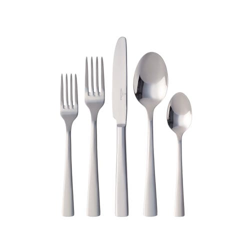 Villeroy & Boch Chancellor 60-piece Flatware Set In Silver/platinum