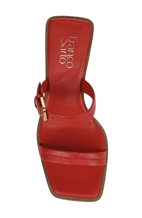 Franco Sarto Frenza Two Strap Sandal In Red