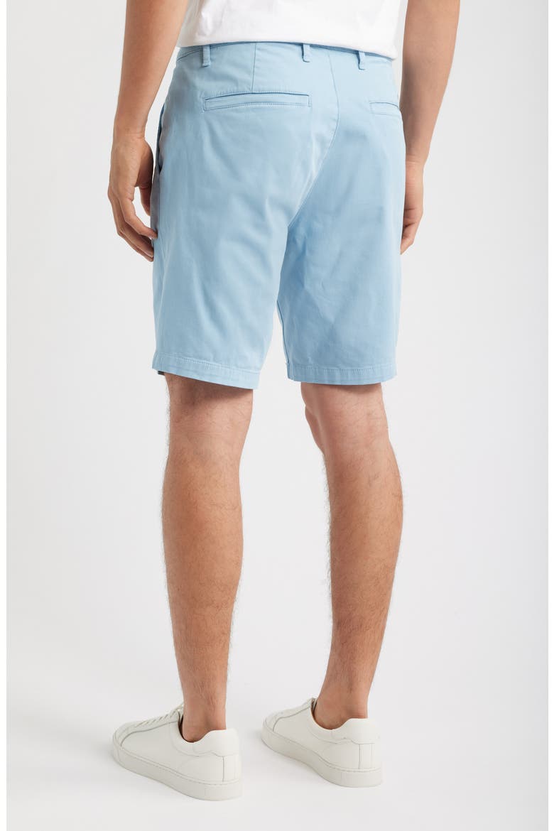Wanderer 8.5-Inch Stretch Cotton Chino Shorts, Alternate, color, SULFUR FRESH WATER