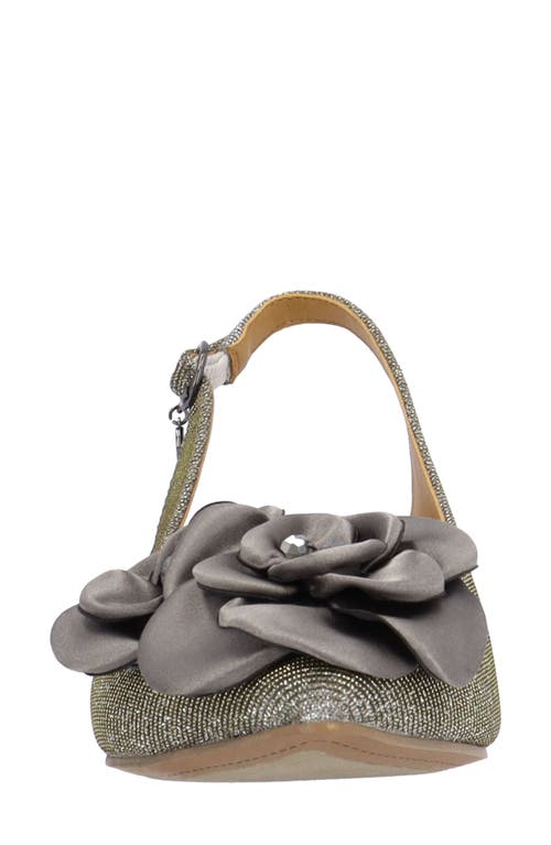 J. Reneé Jozey Pointed Toe Slingback Pump In Gray