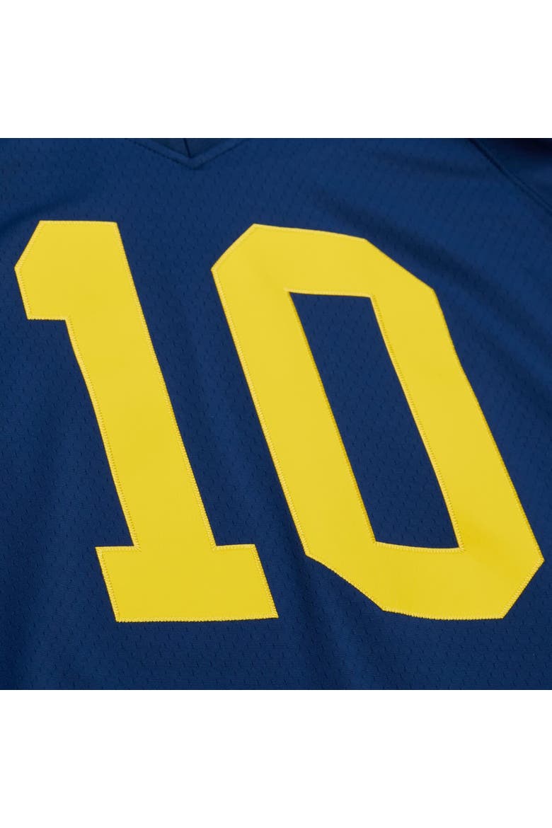 Men's Mitchell & Ness Tom Brady Navy Michigan Wolverines 1999 College Vault Jersey, Alternate, color, Navy