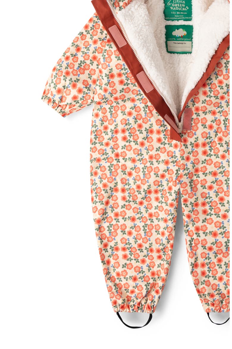 Kids' Petals Waterproof Snowsuit, Alternate, color, MULTI