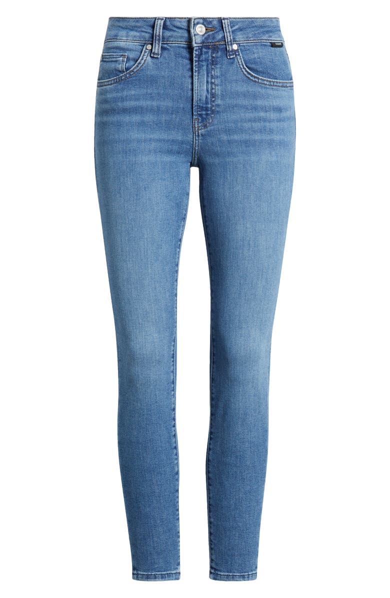 Mavi Jeans Tess High Waist Ankle Skinny Jeans (Mid Brushed Flex Blue)Tess High Waist Ankle Skinny Jeans, Alternate, color, Mid Brushed Flex Blue