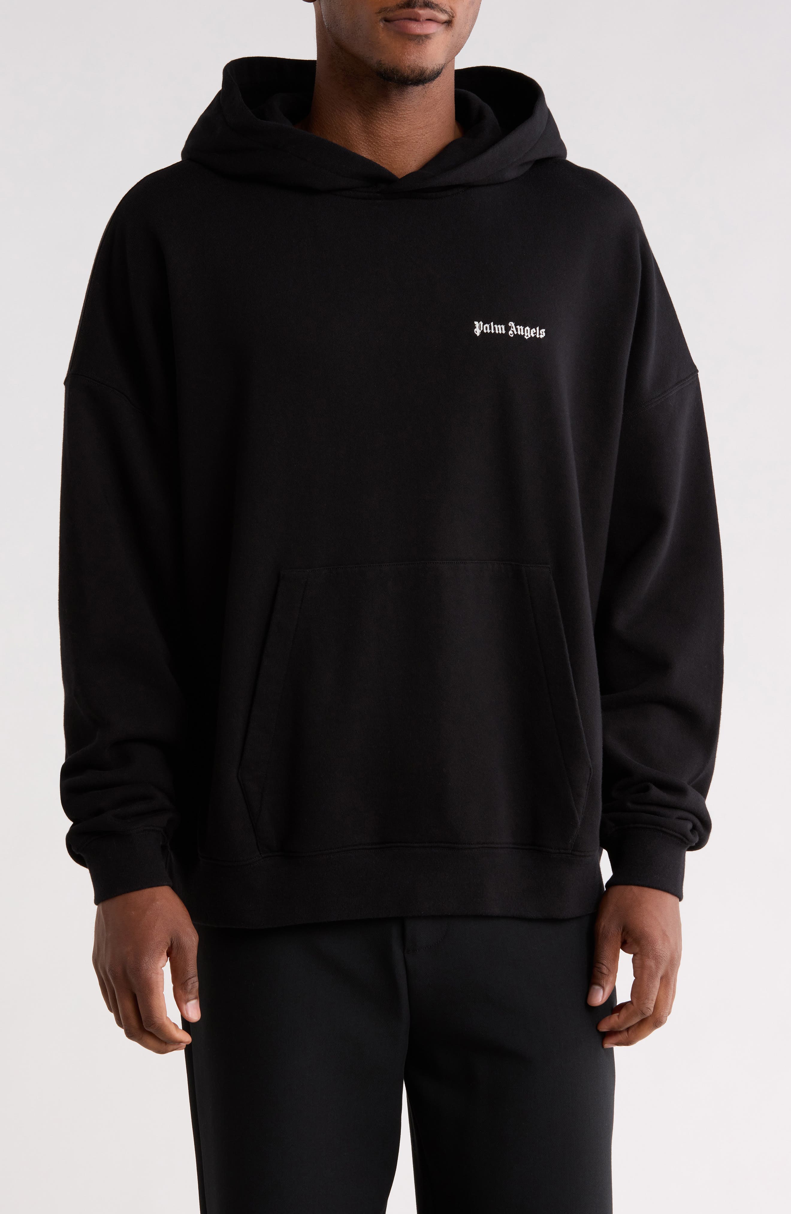 Palm Angels Logo Graphic Hoodie