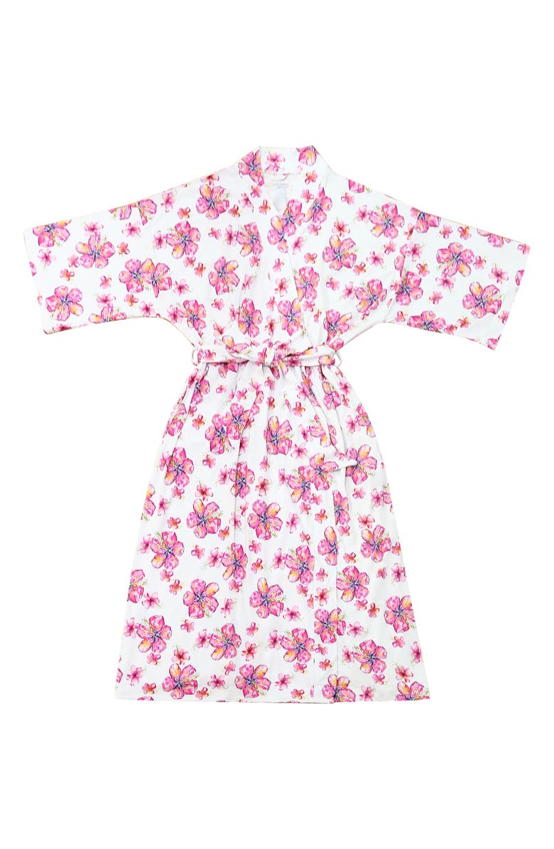Coco Moon Hibiscus Kiss Robe, Alternate, color, Pink