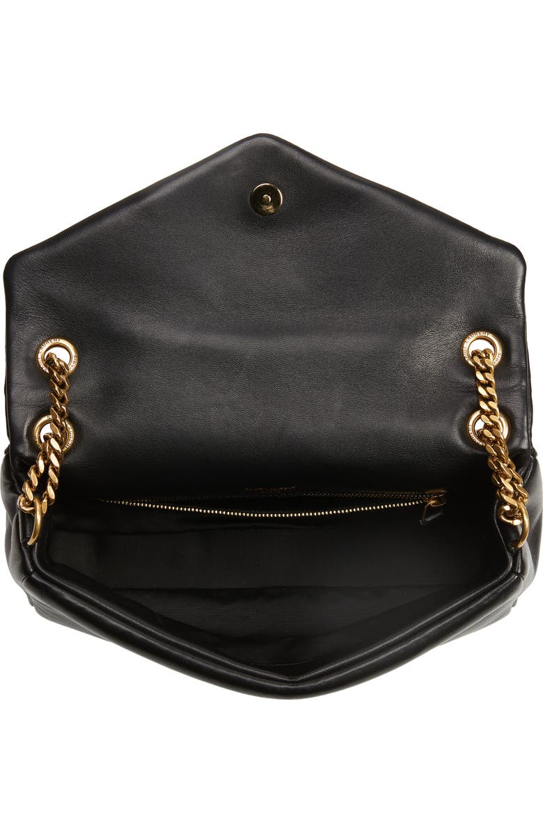 Saint Laurent Calypso Lambskin Leather Shoulder Bag, Alternate, color,