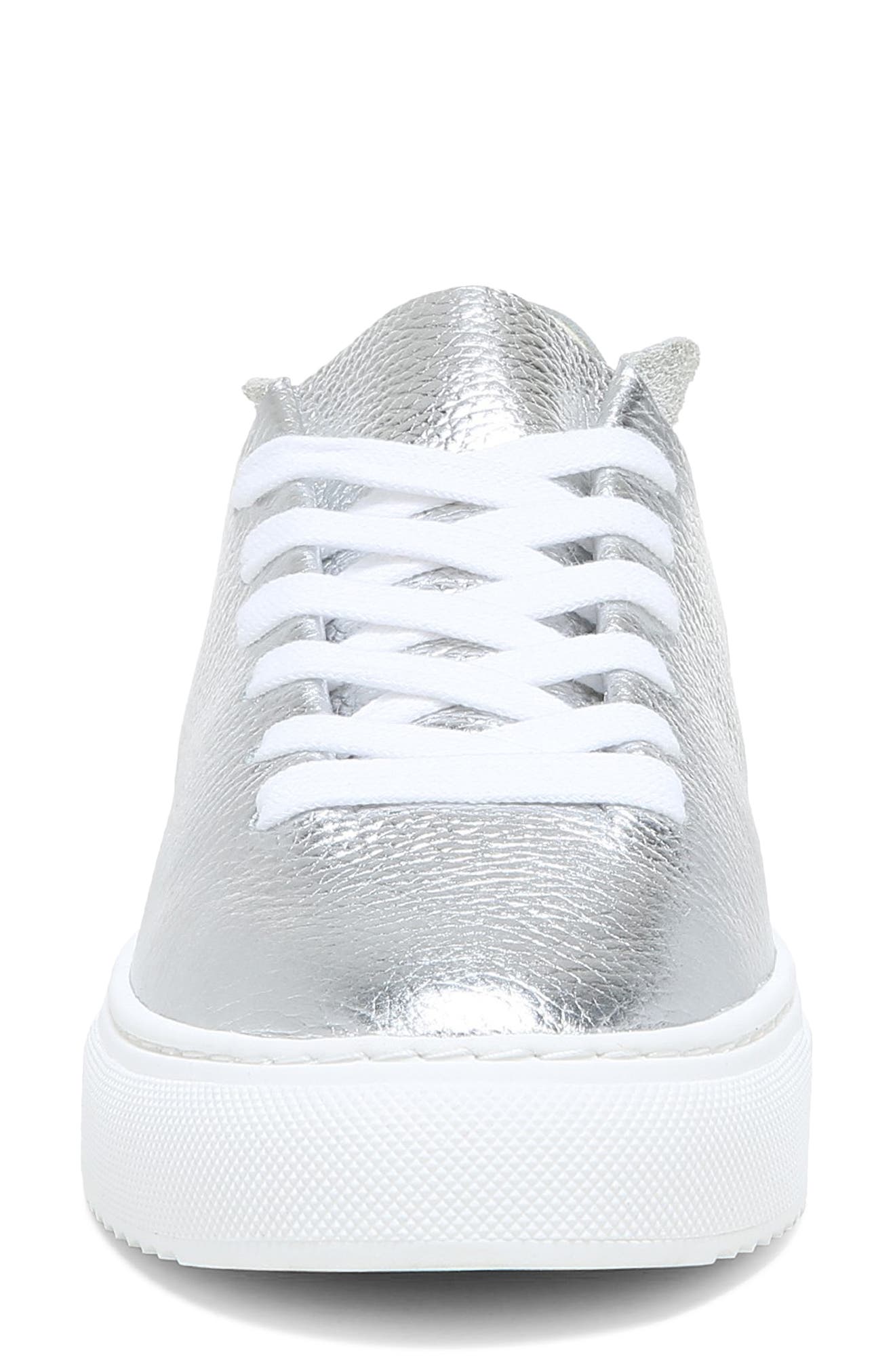 Poppy Sneaker, Alternate, color, SOFT SILVER