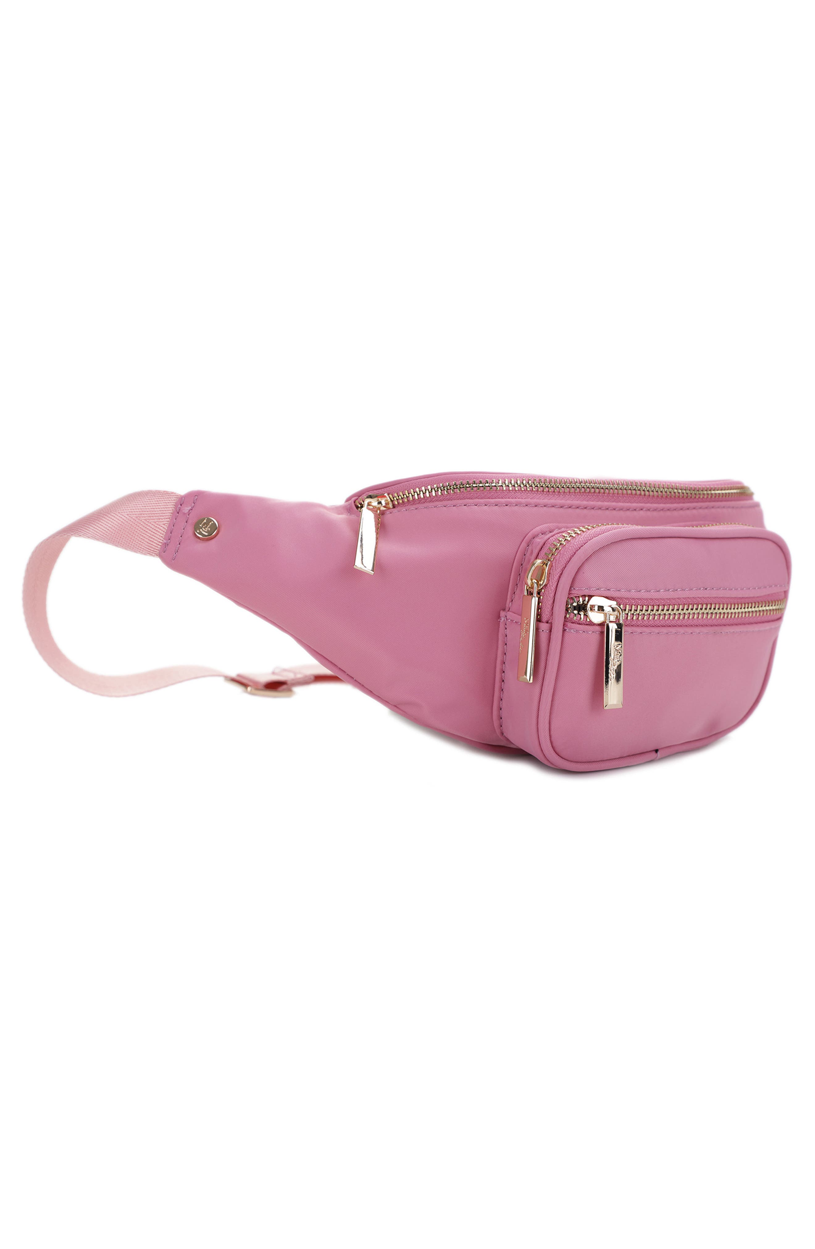 Mila Nylon Belt Bag, Alternate, color, MAUVE