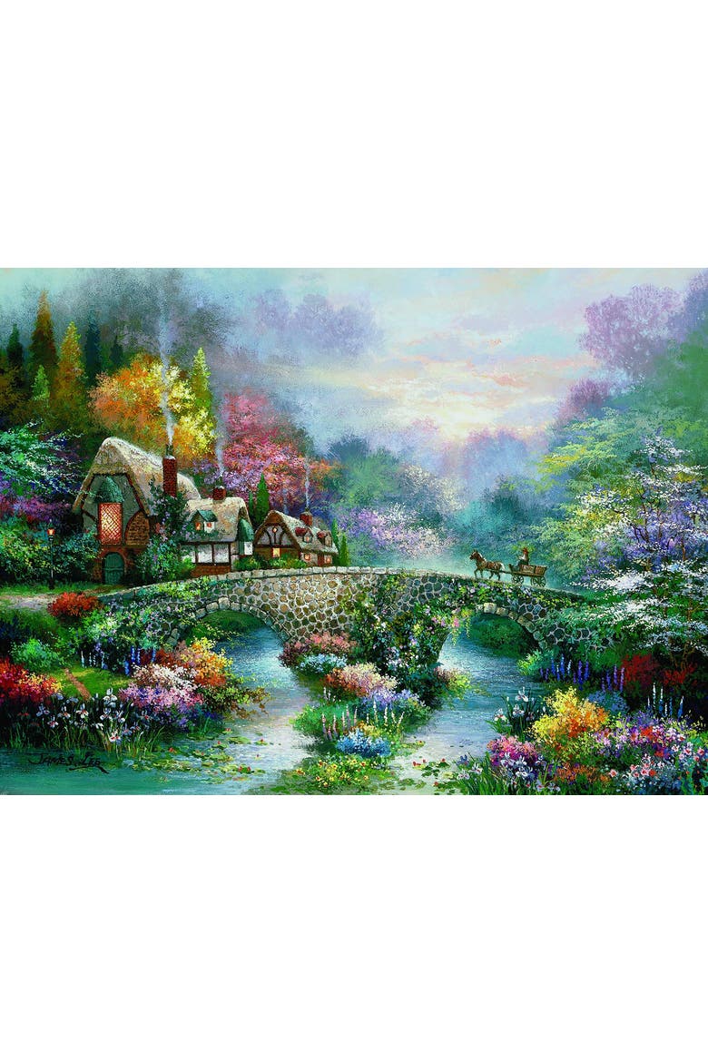 Peaceful Cottage 1000 piece Jigsaw Puzzle for Adults, Alternate, color, Multicolor