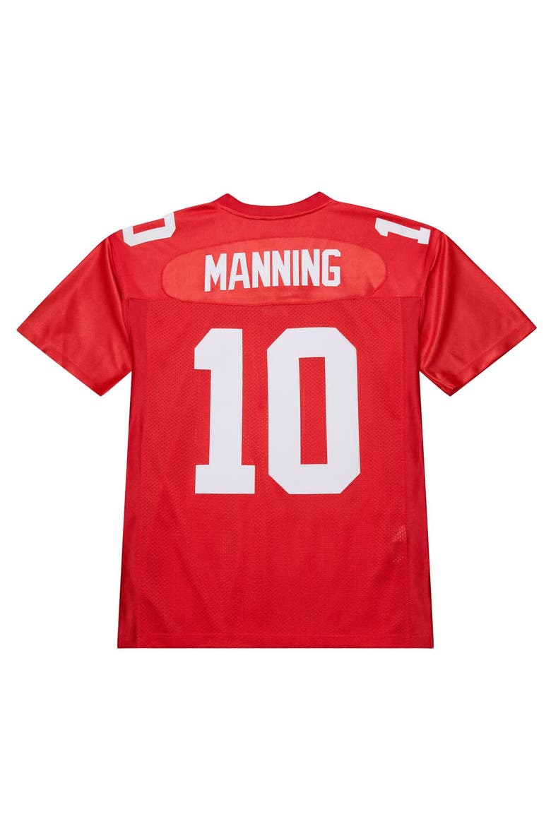 Men's Mitchell & Ness Eli Manning Red New York Giants 2004 Authentic Throwback Retired Player Jersey, Alternate, color, Red