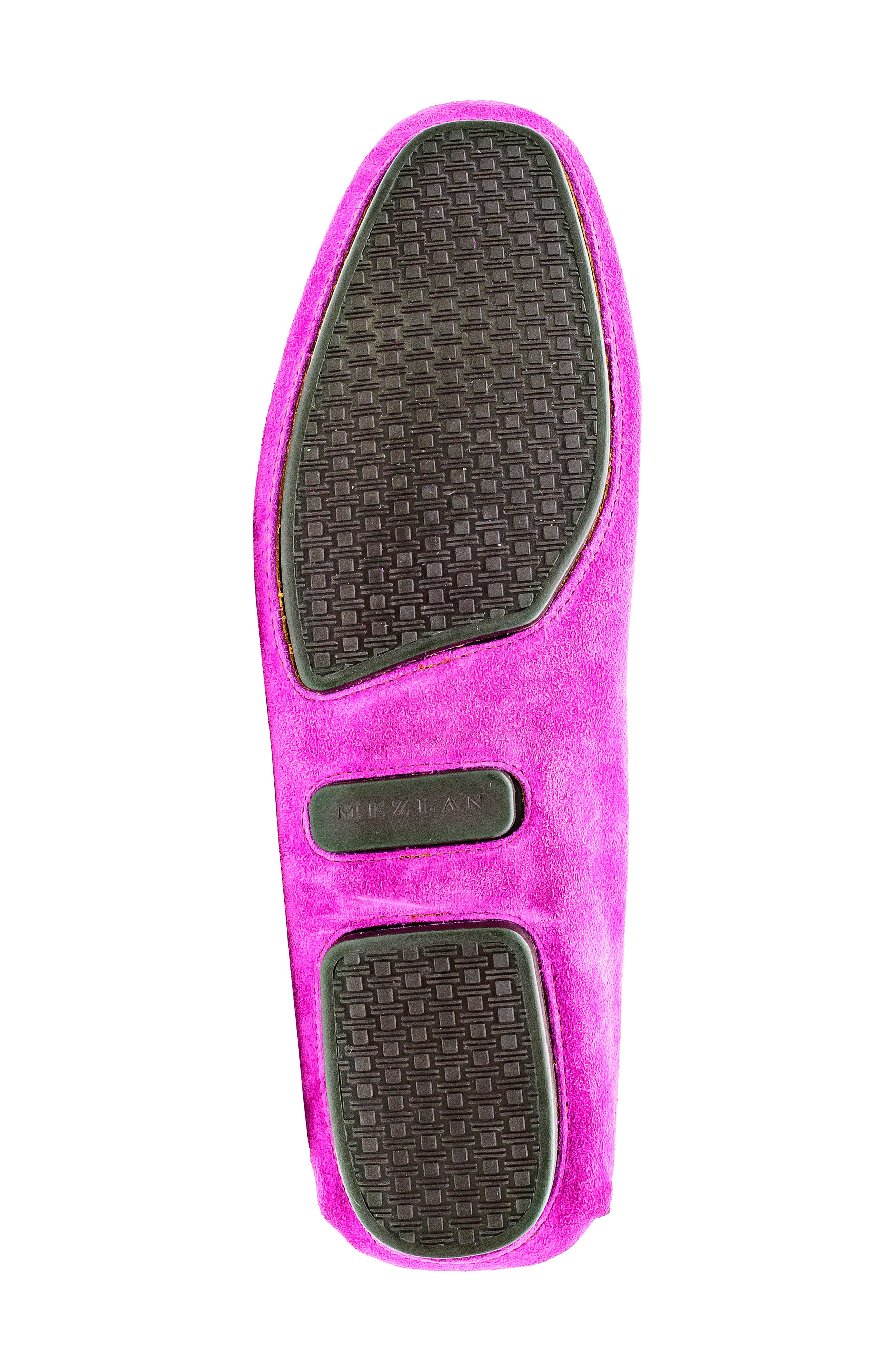 Initial Bit Ornament Leather Loafer, Alternate, color, PINK