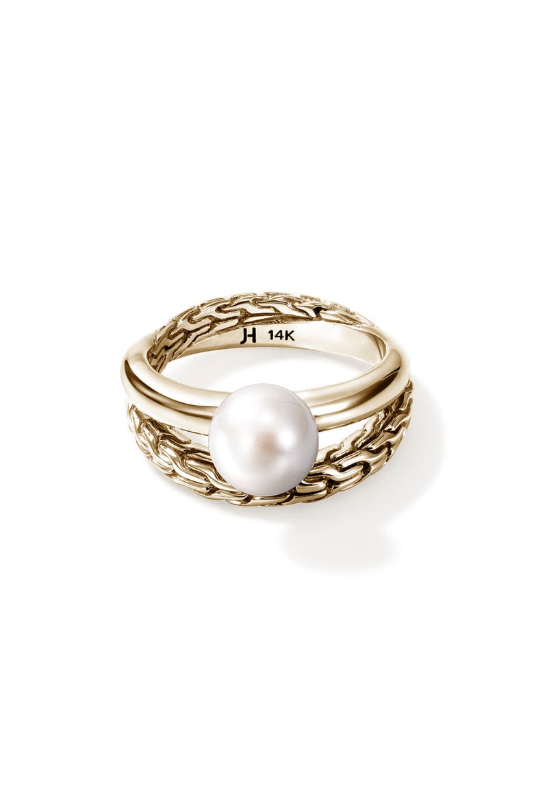 JH Essential Pearl Ring, Gold, Main, color, 14K GOLD/PEARL