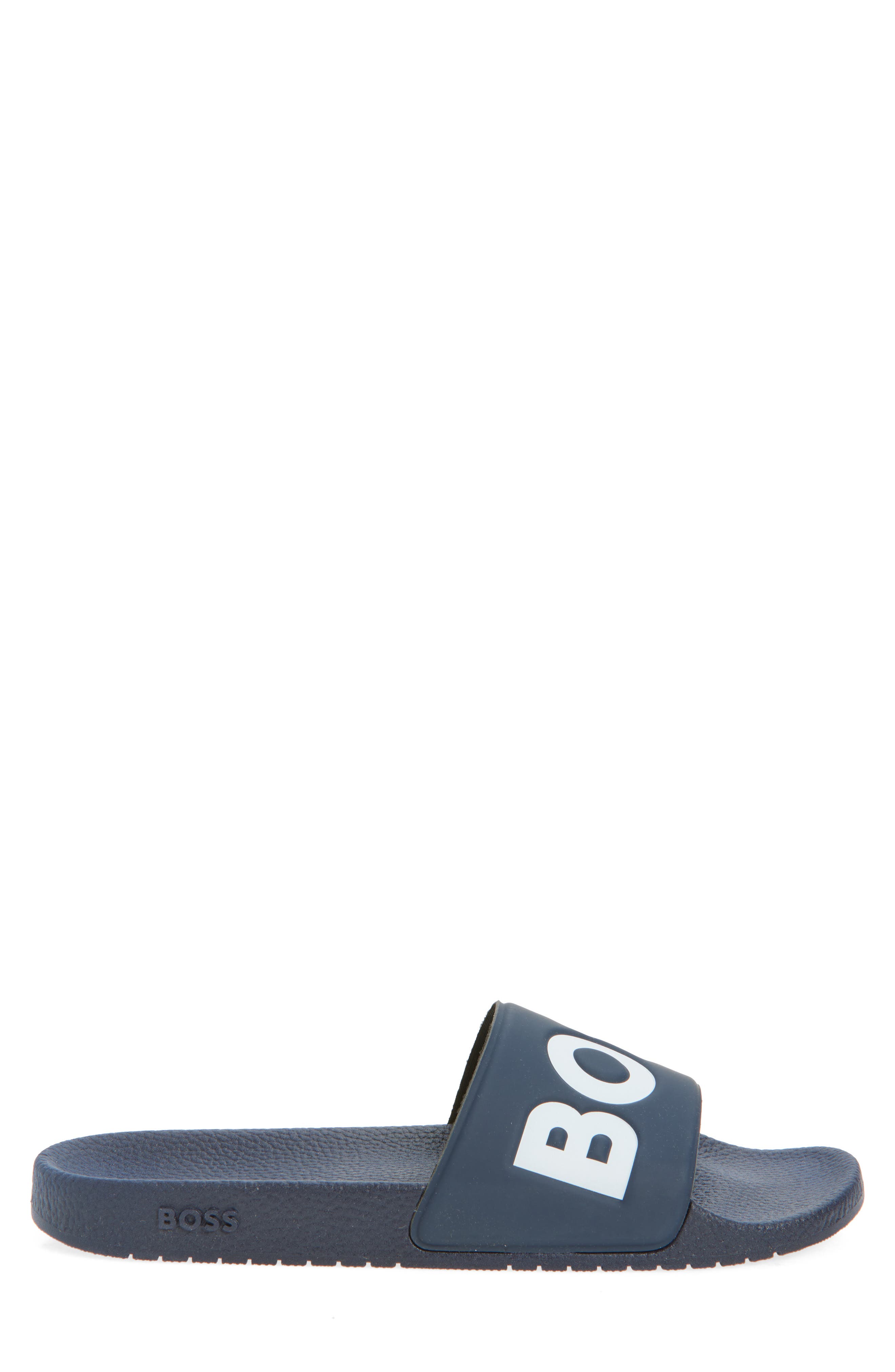 Aryeh Slide Sandal, Alternate, color, DARK BLUE