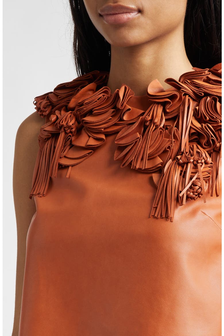 Marlowe Floral Appliqué Top, Alternate, color, SIENNA