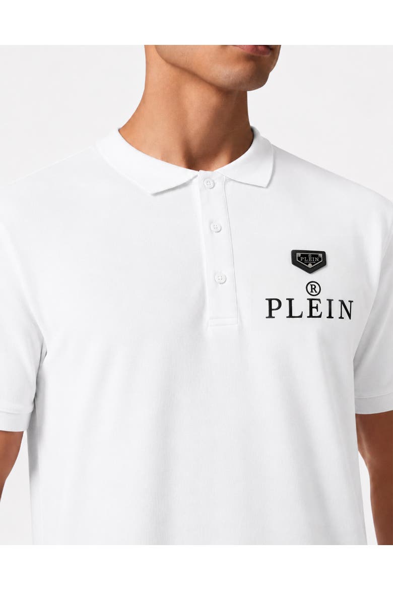 Polo T-shirt Plein R Men, Alternate, color, white