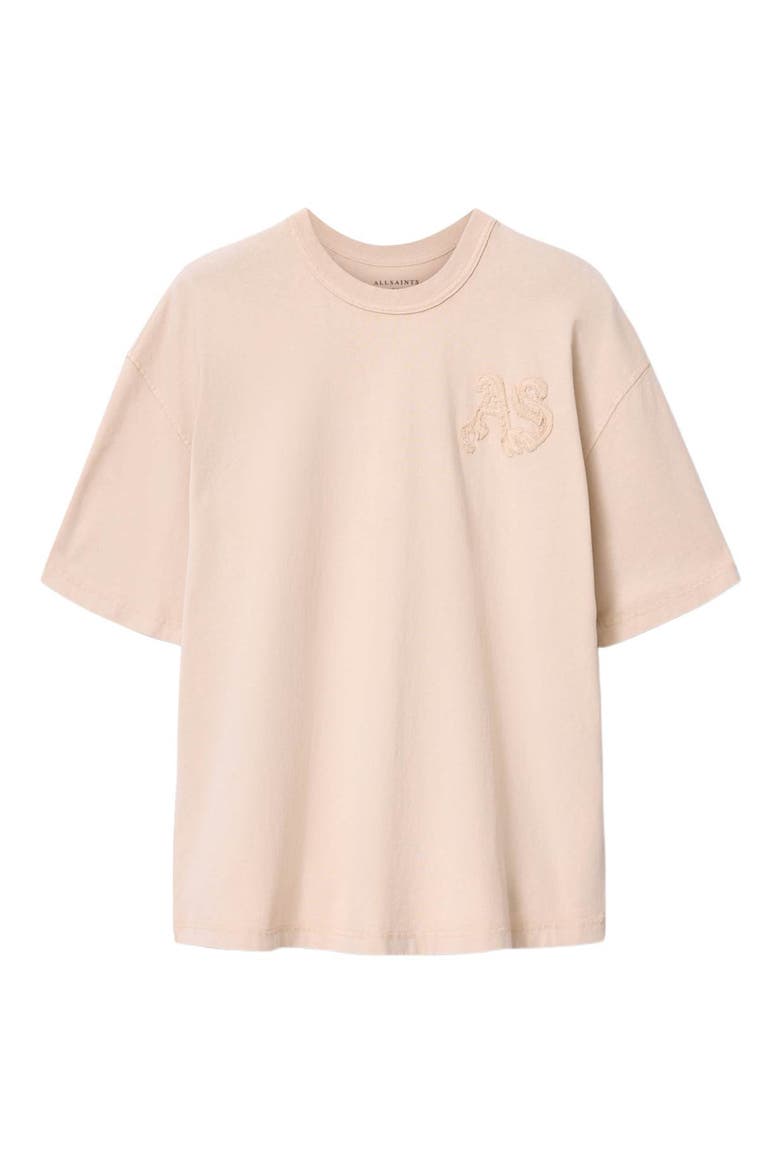 Insignia Logo Appliqué Organic Cotton T-Shirt, Alternate, color, CRYSTAL PINK