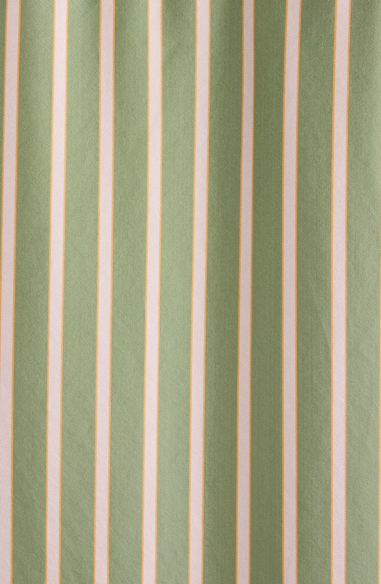 Dries Van Noten Drea Stripe Satin Shirtdress, Alternate, color, 