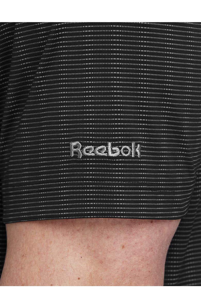 Reebok Big & Tall Golf Speedwick Stripe Polo Shirt, Alternate, color, Black