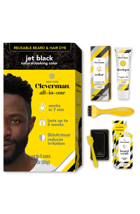 Coarse & Coily Hair · Reusable Beard & Hair Dye Kit