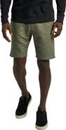 Good Man Brand Tulum Flat Front Linen & Cotton Shorts