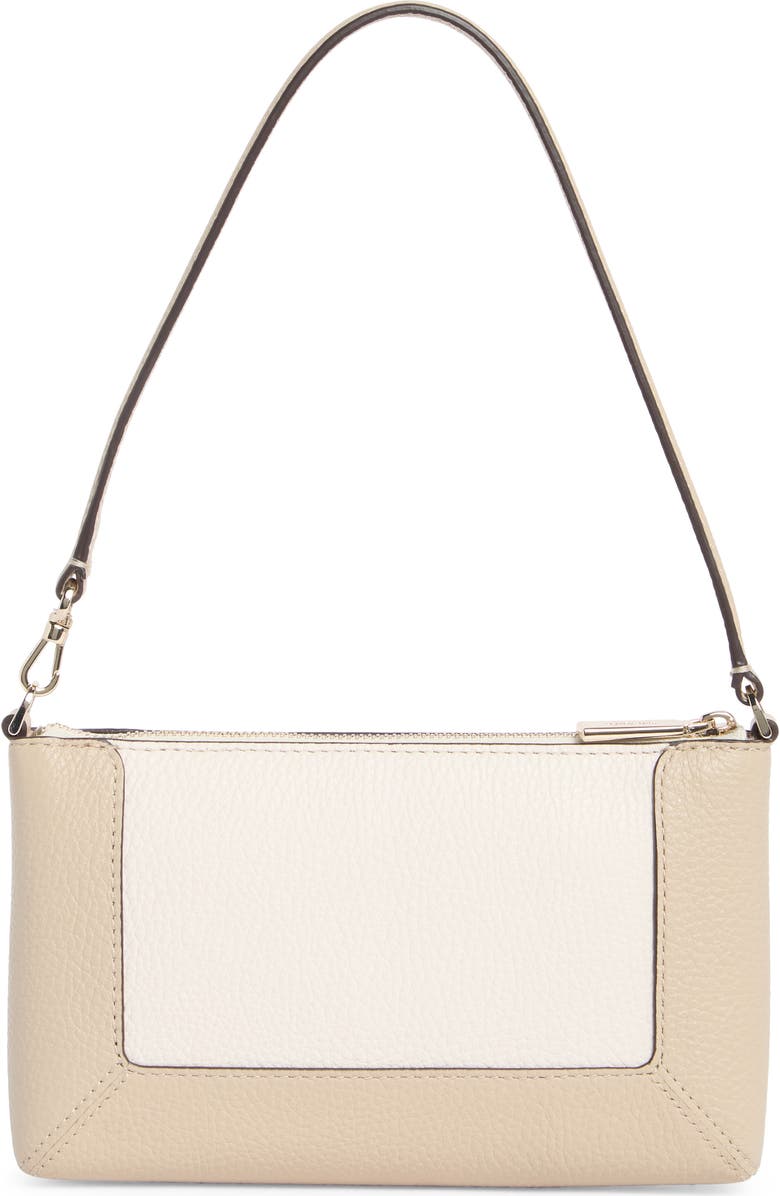 Kate Spade New York lena colorblock leather shoulder bag, Alternate, color, Light Sand Multi
