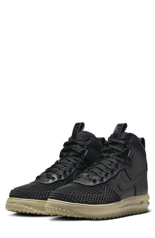 Nike Lunar Force 1 Lace-up Boot In Black