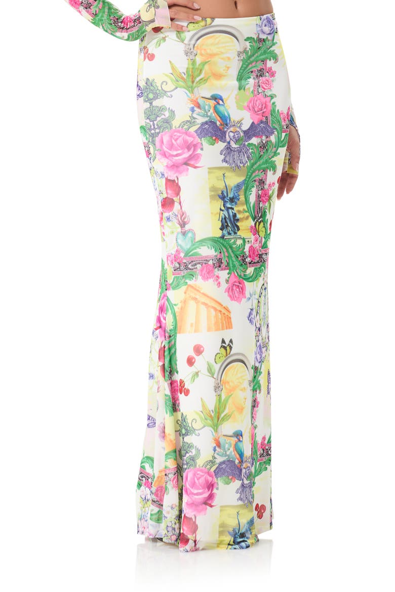 Tegan Print Maxi Skirt, Alternate, color, ROMAN MIX