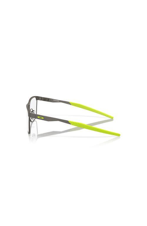 Oakley 49mm Rectangle Optical Glasses In Gray