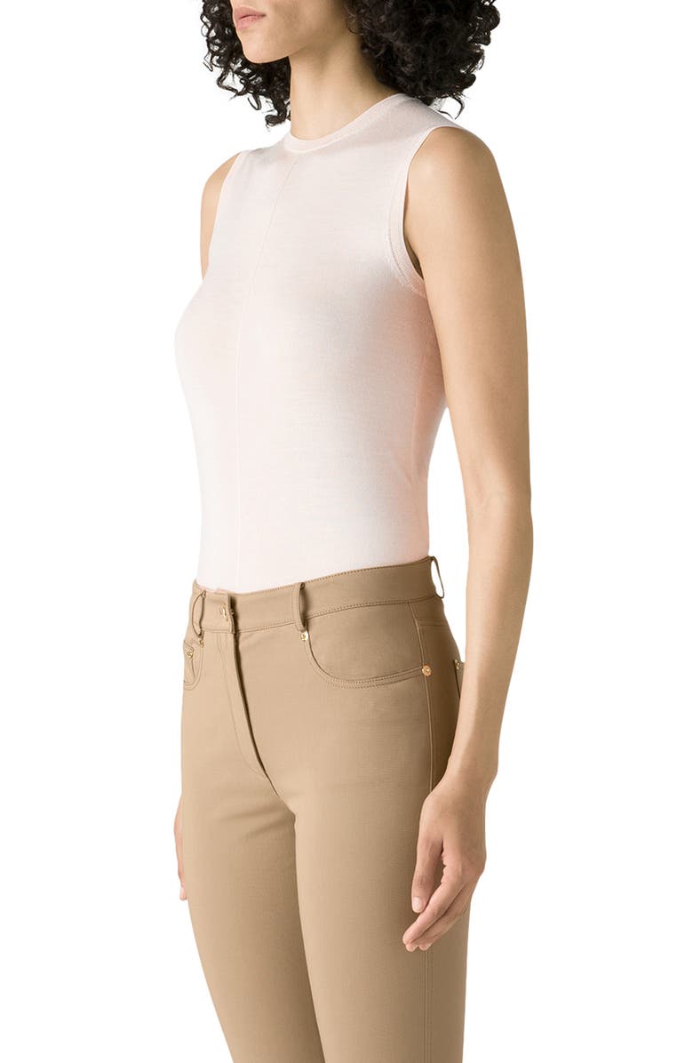 St. John Collection Wool & Silk Jersey Tank, Alternate, color,