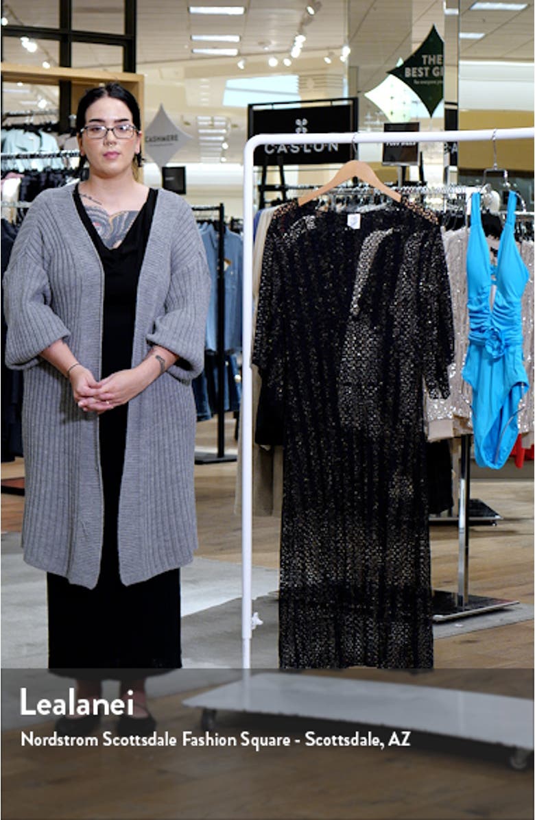 Golden Mesh Cover-Up Dress, sales video thumbnail