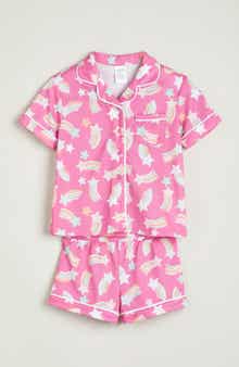 Nordstrom Kids' Print Two-Piece Short Pajamas