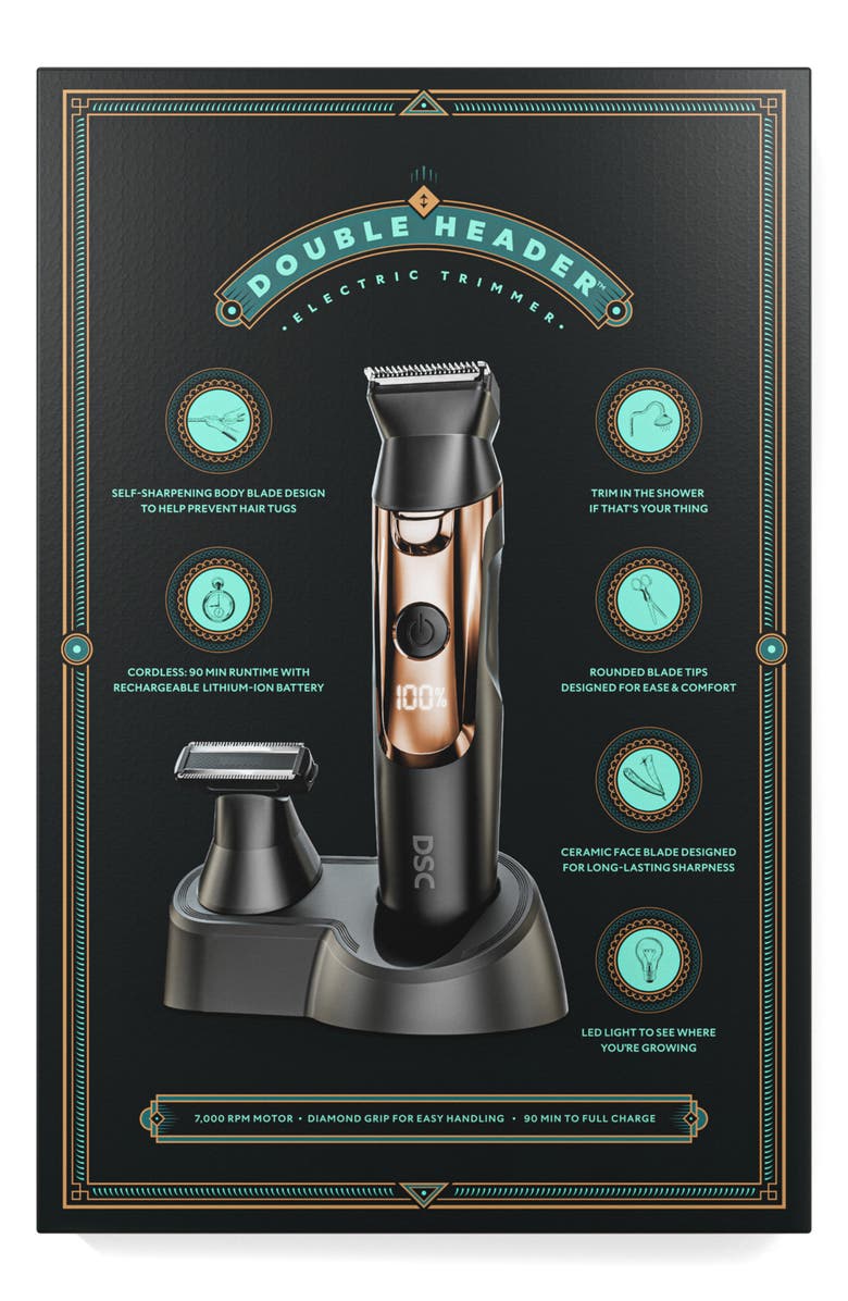 DOLLAR SHAVE CLUB Double Headed Electric Trimmer, Alternate, color, 