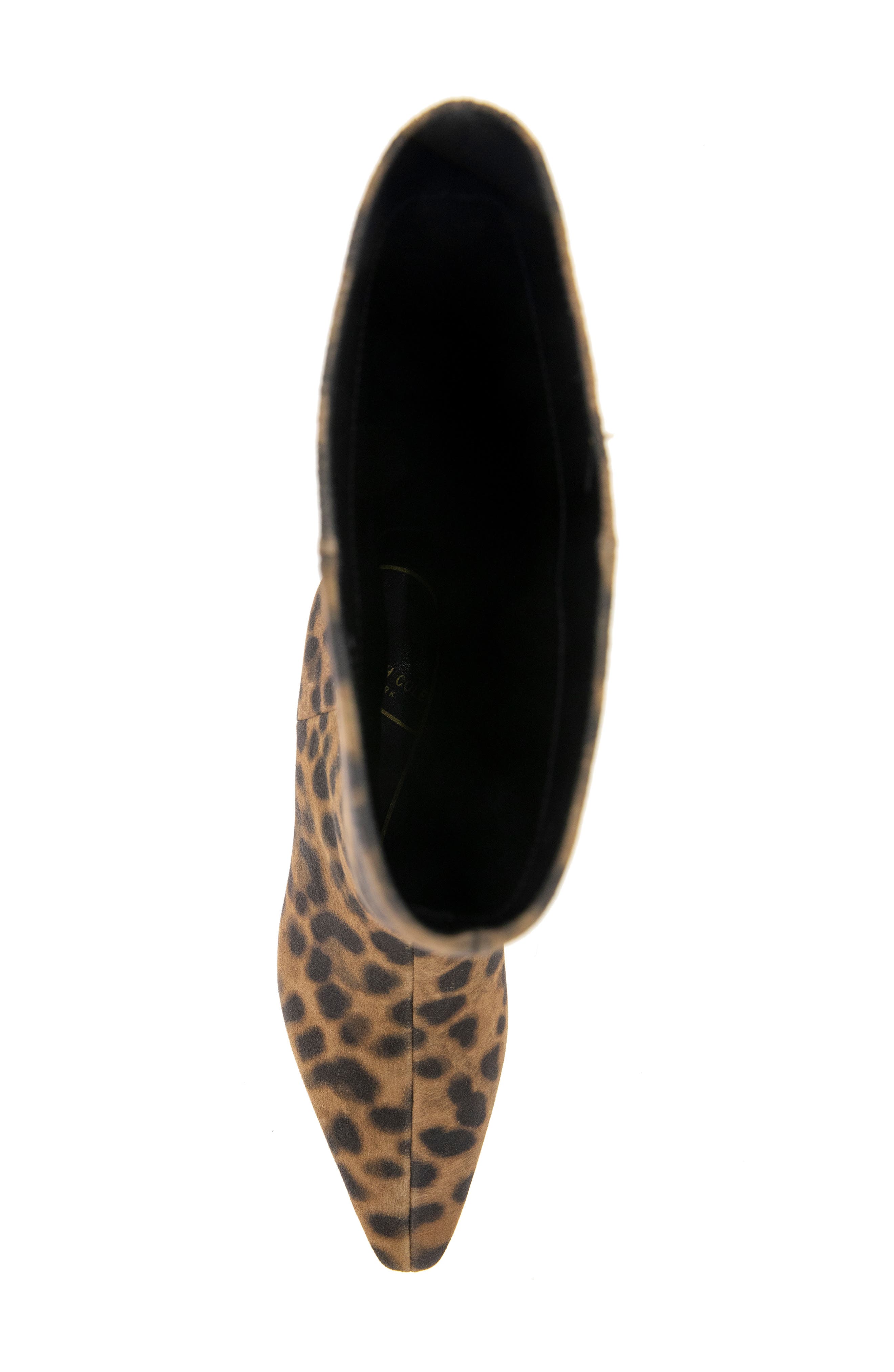 Kenneth Cole Meryl Pointed Toe Boot, Alternate, color, Leopard Suede
